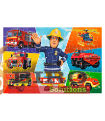 TF Puzzle - "100" - "Sams vehicles / Prism A&D Fireman Sam